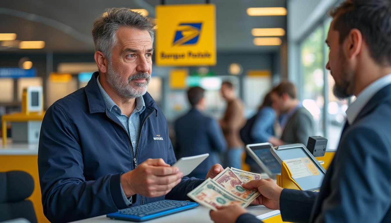 Illustration: Comprendre le retrait d’espèces en agence à la Banque Postale